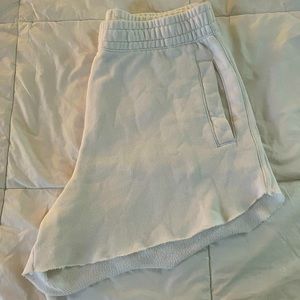 Aerie White cotton beach shorts, size s